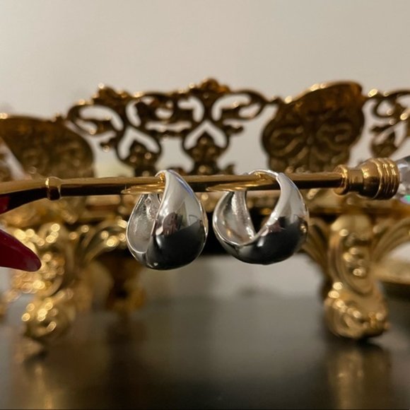 Anthro Small Hoop Earrings ! - Picture 5 of 5